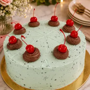 Gâteau à la menthe et au chocolat